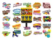 Die Cut Candy Vending Machine Sticker Decal 3" Choose Inside or Outside Mount