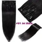 CLEARANCE Clip In Hair Extensions 100% Real Human Hairpiece Weft Blonde Ombre US