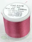 Madeira Rayon 40 Machine Embroidery Thread 200m Colour 1119 LIGHT BURGUNDY