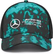 Mercedes AMG Petronas F1 Tie Dye Cap - Multicolor - One Size Fits Most, Multicolor, One size