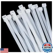 XINGKEDA Zip ties 18 inch white Cable ties 100 pcs/Pack outdoor use wire ties
