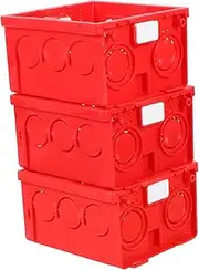 Mipcase PVC Electrical Outlet Box Set Hidden Socket Junction Boxes 86 Type for Wall Switch Panels