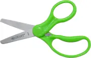 Classic Kids Scissors, Blunt Tip, 5 Inch, Neon Green (15969)
