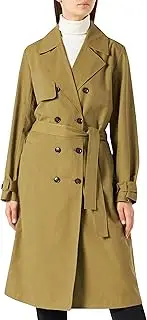 [The Drop] Women's Noa Trench Coat, Martini Olive, XL