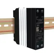 Din Rail Solid State Relay with Heat Sink, 40A, DC 3-32V to AC 24-480V