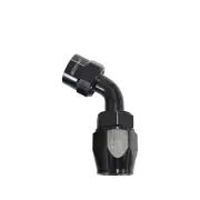 Aeroflow 60 Degree Kryptalon One Piece Full Flow Swivel Hose End Black -16 AN