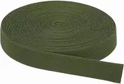 uxcell Elastic Bands for Sewing 2.5cm x 9m Olive Green Knit Elastic Spool High Elasticity for Wigs, Waistband, Pants, Craft DIY Projects