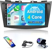 Car Radio for Suzuki Swift 2011-2017 Rimoody Android Car Stereo Carplay Android Auto 9 Inch Touchscreen Bluetooth FM WiFi Mirror Link GPS Backup Camera