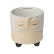 Northcote Pottery 11cm White Owl Pot