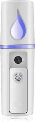 Nano Facial Mister Portable Mist Sprayer with Mirror Mini Cool Mist Spray for...