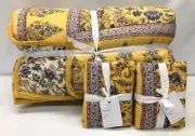 NEW Pottery Barn Bette Handcrafted Reversible FULL/QUEEN Quilt w/STANDARD Shams