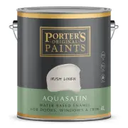 Porter's 4L Irish Linen Aquasatin Enamel Washable Paint