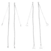 Pair Adjustable Shoulder Straps Pearl Beaded Underwear Bras Straps Replacement