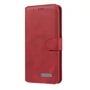 2Pcs For Iphone 11 Flip Leather Case With Wallet and Holder and Card Slots(Red)