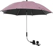 Stroller Umbrella with Clamp 360° Adjustable Baby Umbrella Stroller Travel Toddler Stroller Sun Shade Universal Pram Umbrella for Pushchair Strollers Pram Wheelchair Beach Chair