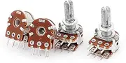 Aexit 20K (Potentiometer) Ohm Type B Dual Linear Taper Rotary (44ry553qf52) Potentiometer 4pcs