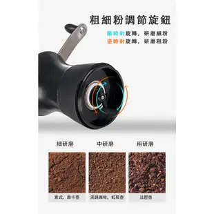 ONEISALL 小型研磨器 家用手磨咖啡機 手動咖啡豆現磨機 手搖磨豆機器具全套