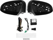 Brilluxa Side Mirror Mount, Electric Folding Mirror Assembly Compatible with Corolla Double Engine E+ 2019, Door Wing Mirror Bracket, Power Mirror Replacement Set