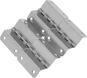 4pcs Piano Hinges for Wooden Boxes and Furniture Cabinets Sturdy Metal Folding Hinges for Flexible Opening and Quiet Operation
