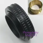 Brass M42 to M42 17-31mm Screw Mount Lens Macro Tube Focusing Helicoid Adapter