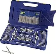 IRWIN HANSON Machine Screw/Fractional/Metric Tap and Hex Die and Drill Bit Deluxe Set, 117 Piece 26377