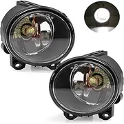 GIFAYUAN 63177839865 63177839866 For BMW E92 E93 F07 F10 F22 F23 M3 M5 2 3 5 Series Fog Lights Day Lamp LIGHT Halogen Wateproof(LED Blubs White)