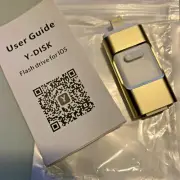 128GB USB Flash Pen Drive Memory Storage Stick U Disk For iPhone iPad IOS