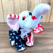 Ty Beanie Baby - Righty Elephant 2000 Plush - New with Tags - Free Shipping