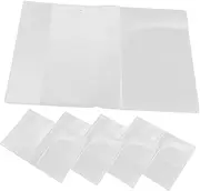 [Kisangel] 5pcs Passport Cover Holder Case Business Card Sleeves Id Card Travel Protector