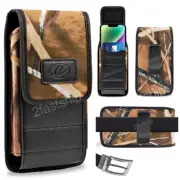 Universal Holster Clip Canvas Pouch Card Case iPhone Samsung S M L XL Size Army
