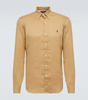 [Polo Ralph Lauren] Polo Ralph Lauren Linen oxford shirt UK 15 beige