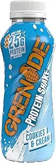 Grenade High Protein Shake, 8 x 330 ml - Cookies and Cream (Packaging May Vary)