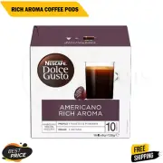 2 x NESCAFE Dolce Gusto Cafe Americano Rich Aroma Coffee Pods 16 Capsules NEW AU