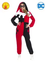 Harley Quinn Onesie Jumpsuit - Adult-Medium