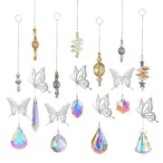 Glass Crystals Sun Catchers Hangings Pendants for Window Outdoor Display