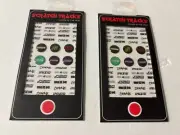 iTouch Home Button Sticker Stache Le Button 6 Sticker Buttons Set Of 2 NEW