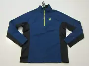 SPYDER ABY Blue 1/4 Zip Pullover Knit Jacket Size Medium M