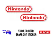2 x NINTENDO Vinyl Print Sticker R 100mm Video Game Console SNES N64 Sticker