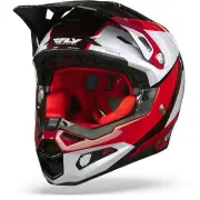 Formula Carbon Prime Red White Red Carbon Offroad Helmet