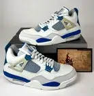 New Men's US 10 Air Jordan 4 Retro 2006 Military Blue 308497 141