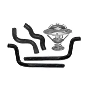 Gates Thermostat + Radiator Hose + Heater Hose Kit for Nissan Navara D40M 2/5L