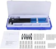 86 Pcs Rivet Nut Tool Set, Heavy Duty Hand Riveter Gun M3 M4 M5 M6 M8 Insert Rivet Mandrel for Farm, Home and Workshop