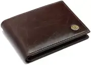 WildHorn Brown Leather Wallet for Men I Ultra Strong Stitching I 6 Card Slots