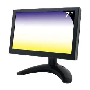 【CHICHIAU】7吋IPS LED液晶螢幕顯示器-AV、BNC、VGA、HDMI