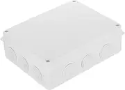 OSOLADY Box Storage Bins Outdoor Projector Enclosure Electrical Hinged Cover Cab Enclosure Pro Electrical Project Case Outdoor Electrical Enclosure Outdoor Enclosure Abs White