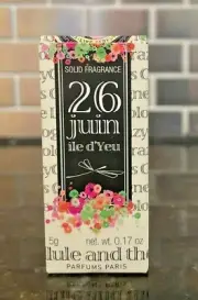 Crazylibellule & the poppies 26 juin ile d’Yeu solid fragrance Orange Peach Rose