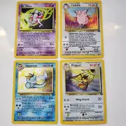 Mr. Mime, Clefable, Pidgeot, Vaporeon, Pokemon Jungle Holos