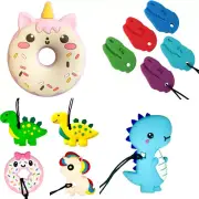 Food Silicon Autism ADHD Sensory Chew Necklace Biting Oral Teething Chewy Toy