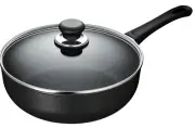Scanpan Classic Nonstick Deep Sauté Pan with Lid, 4qt