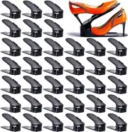 Shoe Slots Organizer 36 Piece Adjustable Double Layer Stack Shoe Rack Storage
